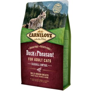 Carnilove_DuckPheasant_Adult_82950e50-3542-4e9e-aa43-d5350b5b6b99_grande.jpg Duck & Pheasant for Hairball Control